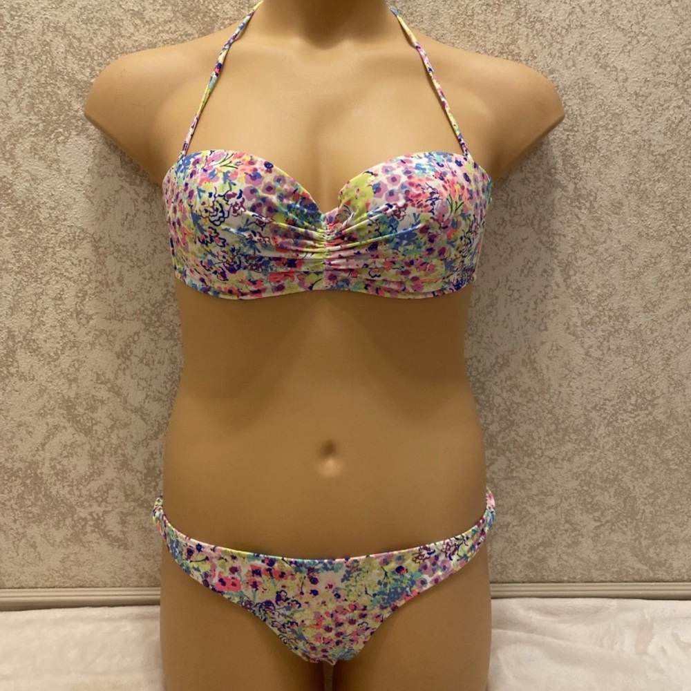 Victoria's Secret Multicolor Floral Bikini